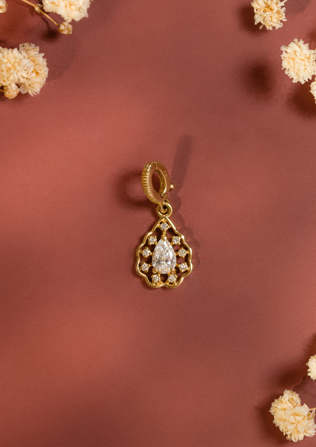 Pear Drop Diamonds with Detachable Clasp