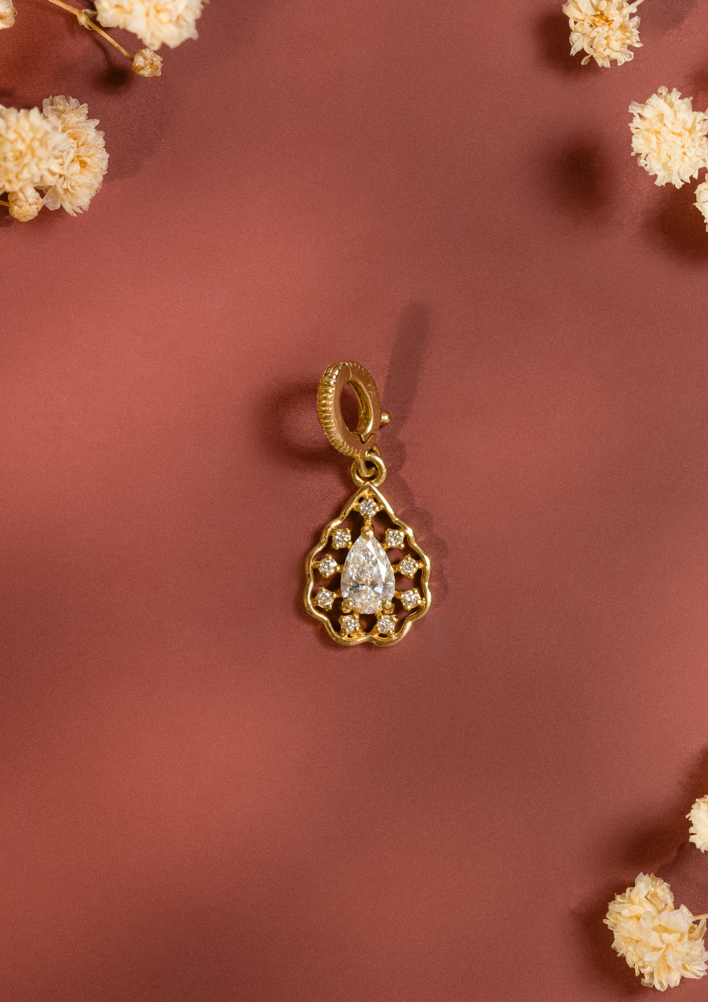 Pear Drop Diamonds with Detachable Clasp