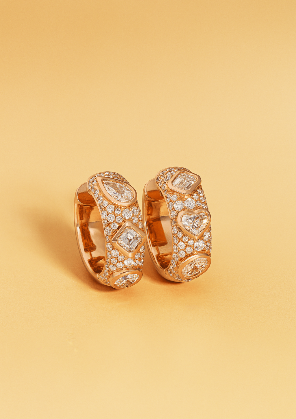 Chunky Birthday Pave Earrings