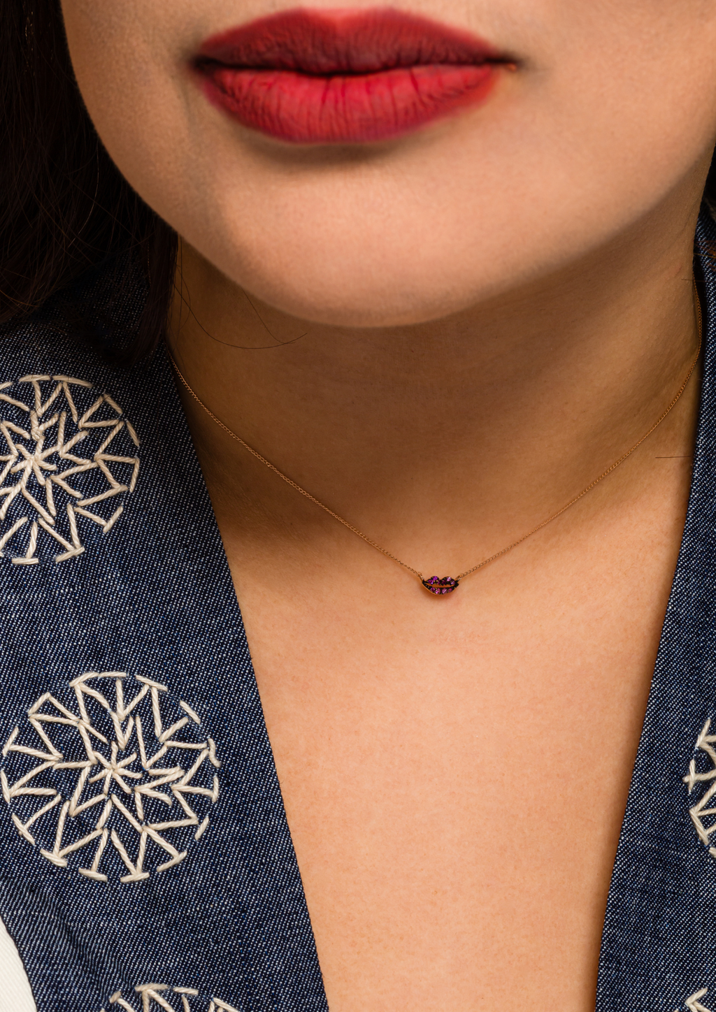 The Lips Necklace