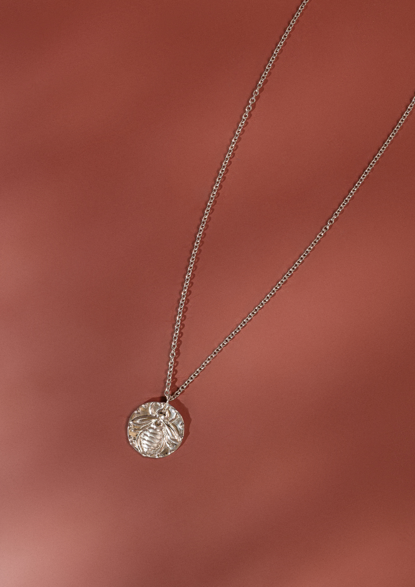 Bee Medallion Necklace