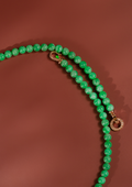 Green Jade Bead Necklace