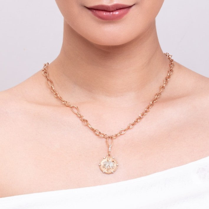 The Elephant Amulet charms & pendants with necklace styling