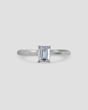 Emerald Cut Diamond Ring